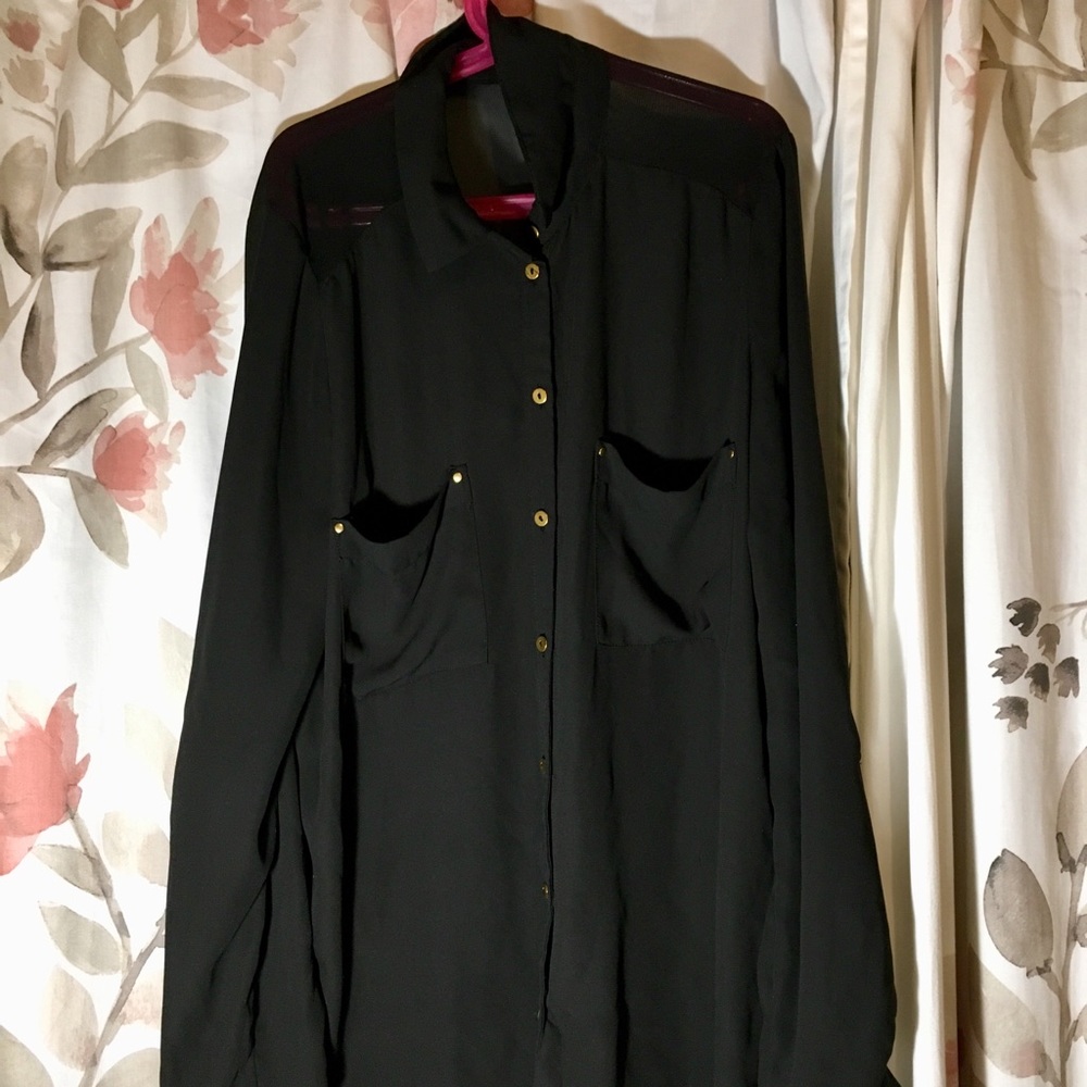 Button Down Blouse